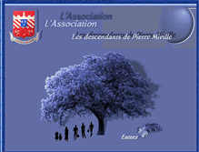 Tablet Screenshot of genealogie-miville-deschenes.com